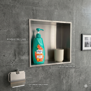 Hộc Âm Tường INOX 304 – Giải Pháp Tối Ưu Cho Không Gian Hiện Đại