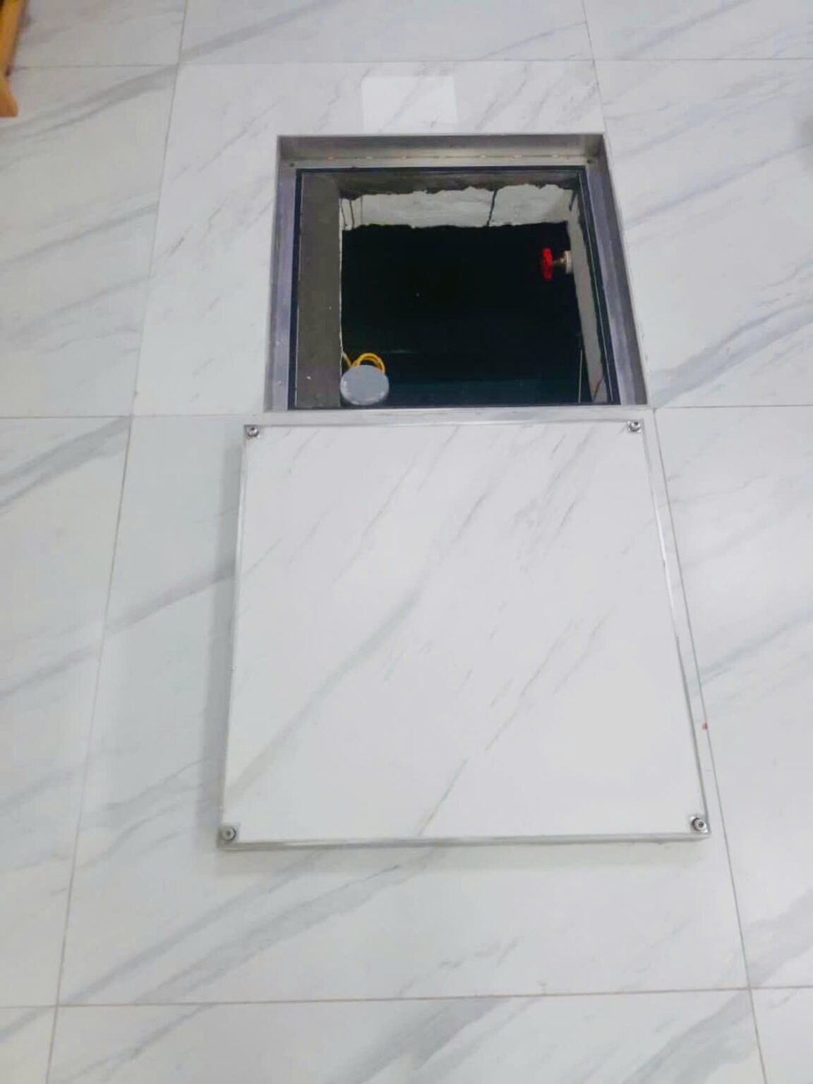 Nắp bể nước ngầm inox 304 400x400 manhole cover - Inox Chung Phúc – Nắp ...