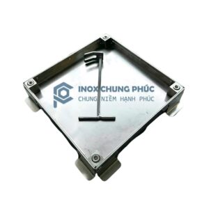 Nắp hút bể phốt ngăn mùi ngăn nước 200x200 -INOX 304 manhole covers